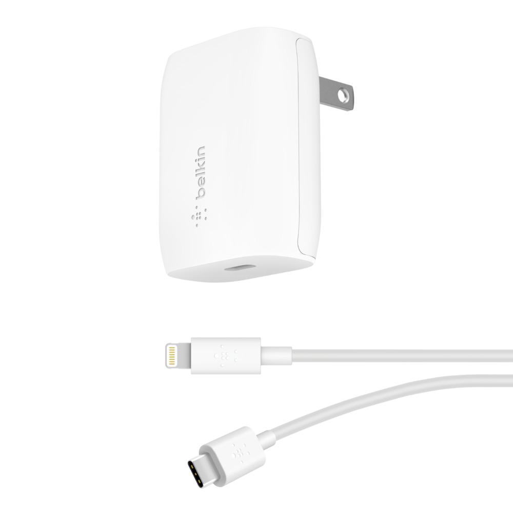 Bekin BoostCharge USBC PD Wall Charger + USBC to Lightning Cable