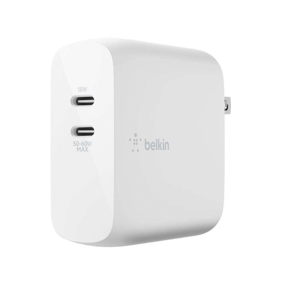 Belkin Wall Charger GaN 68-watts USB-C Charger White