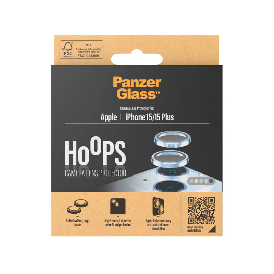 PanzerGlass Hoops Camera Lens Protector iPhone 15 | 15 Plus