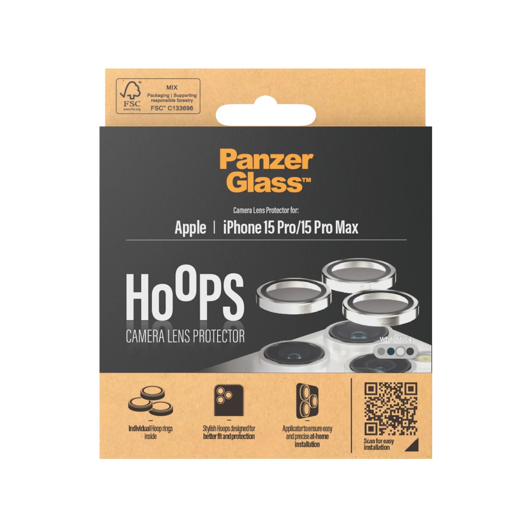 PanzerGlass Hoops for Apple iPhone 15 Pro/Pro Max