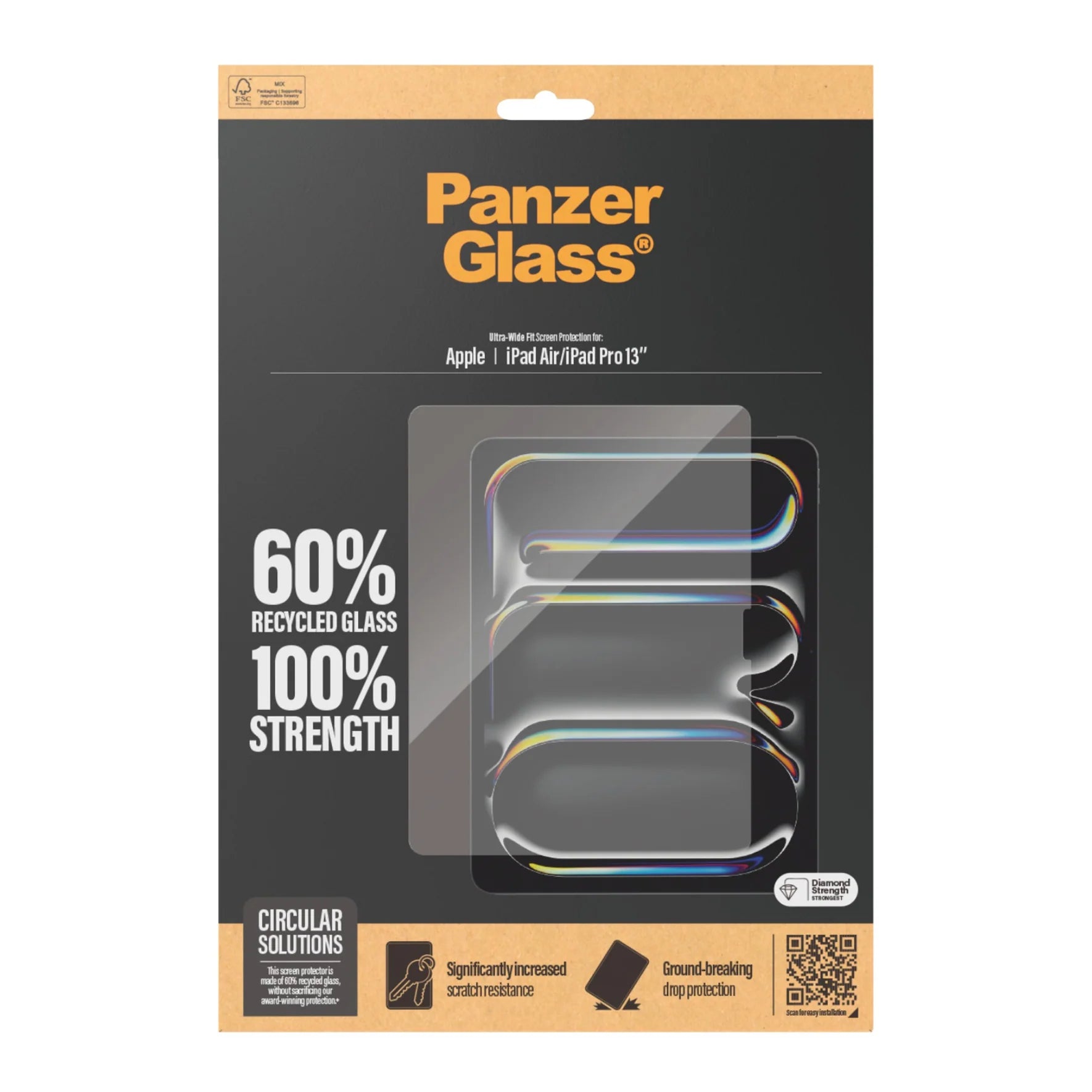 PanzerGlass Screen Protector iPad Air 13" | iPad Pro 13" | Ultra-Wide Fit