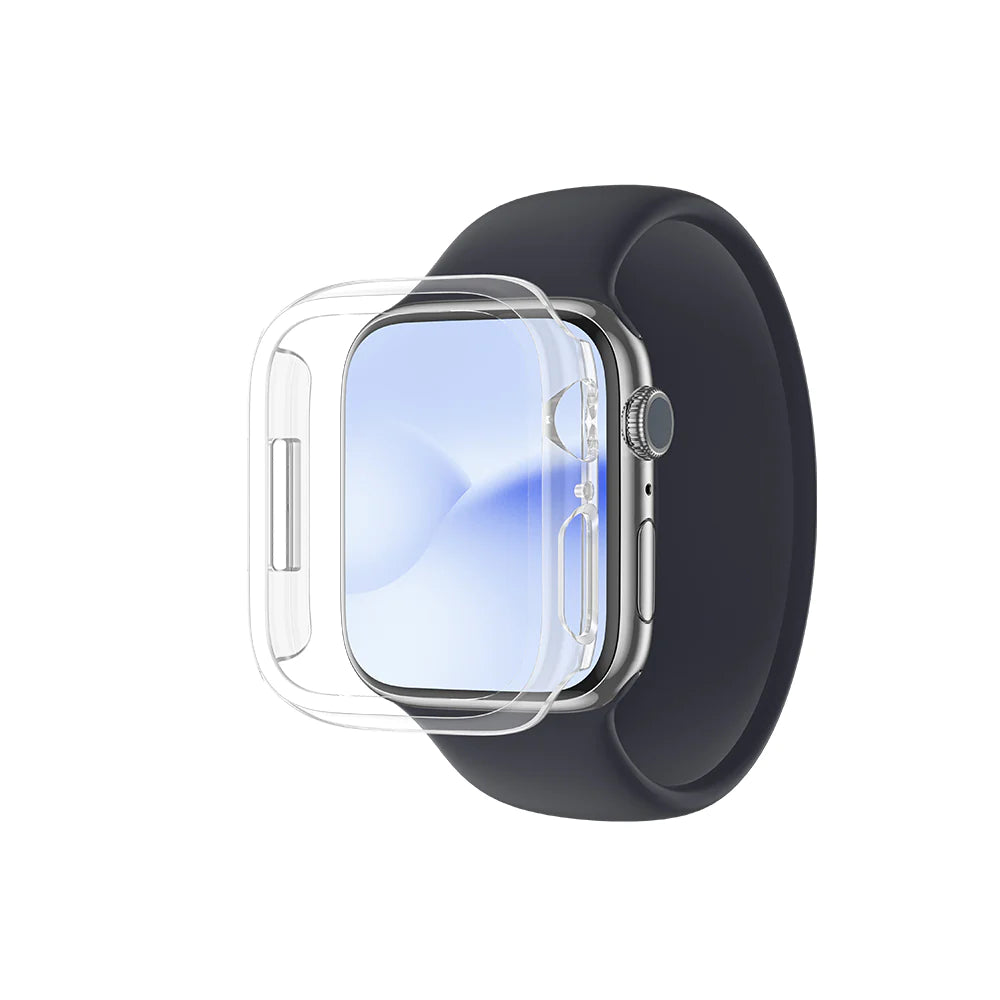 AmazingThing Apple Watch Case Quartz Pro Drop Proof Series 8 – Clear