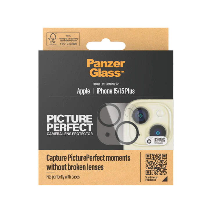 PanzerGlass Picture Perfect Camera Lens Protector iPhone 15 Series