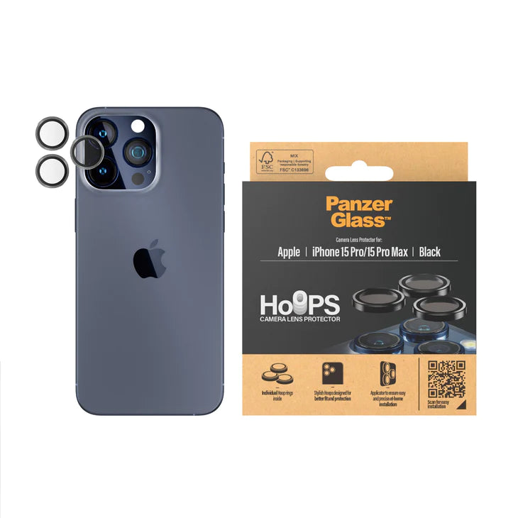 PanzerGlass Hoops Camera Lens Protector iPhone 15 Series