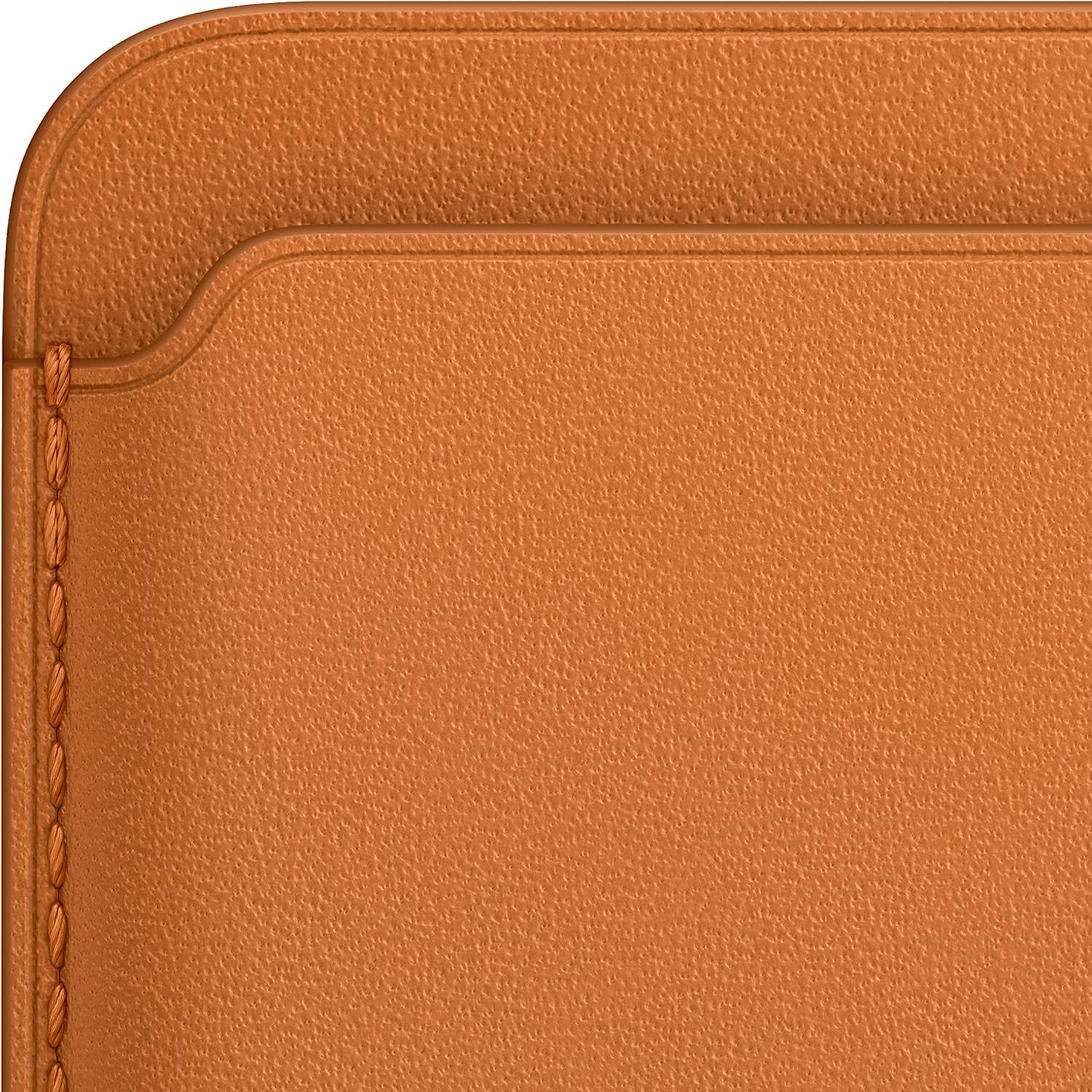 Apple Leather Wallet with MagSafe for iPhone - Golden Brown