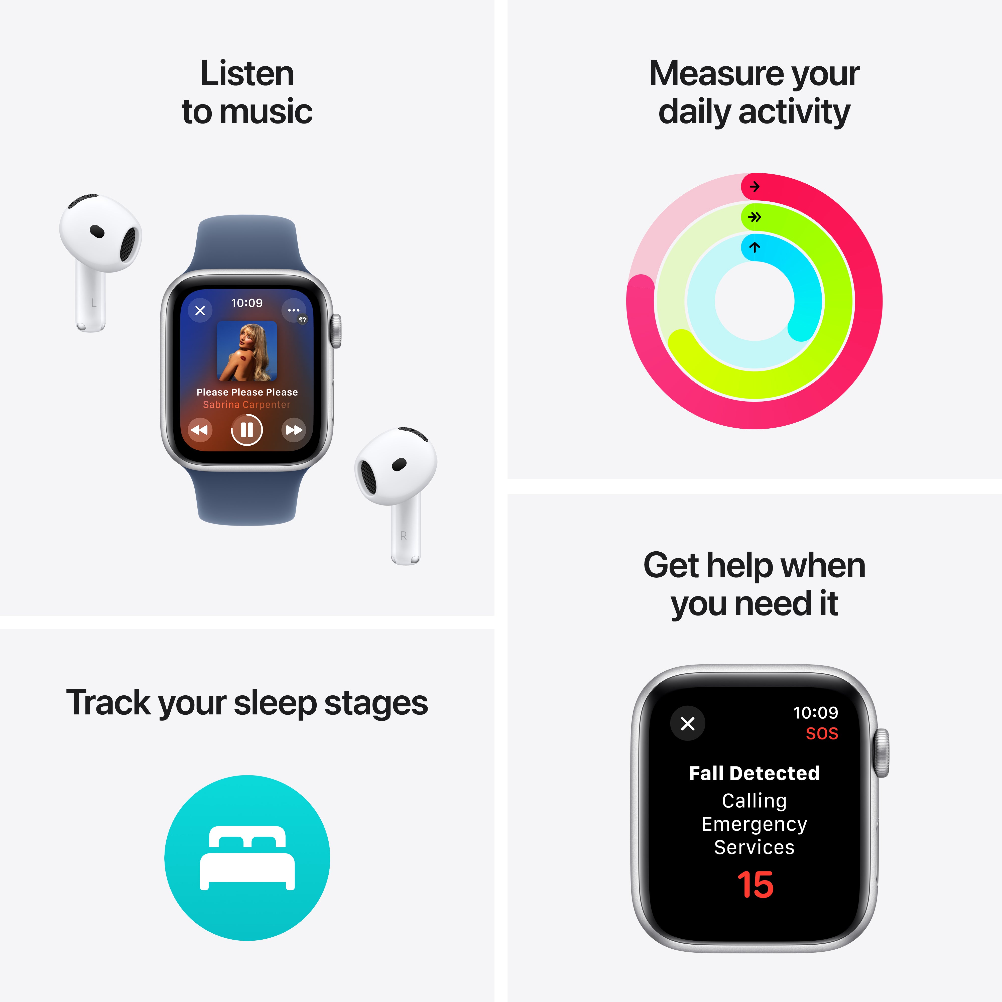 Apple Watch SE GPS + Cellular Sport Loop (2024)