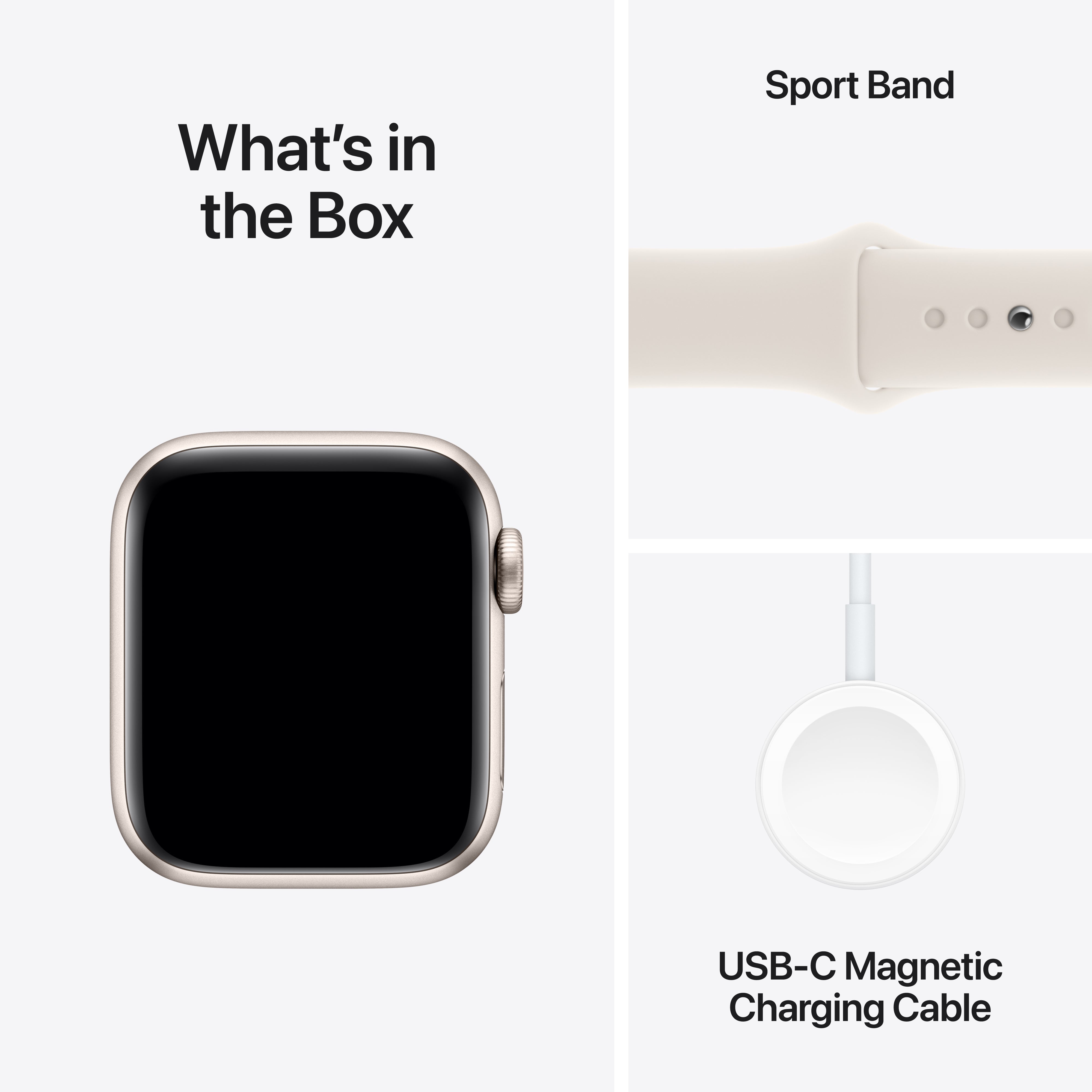 Apple Watch SE GPS + Cellular Sports Band (2024)