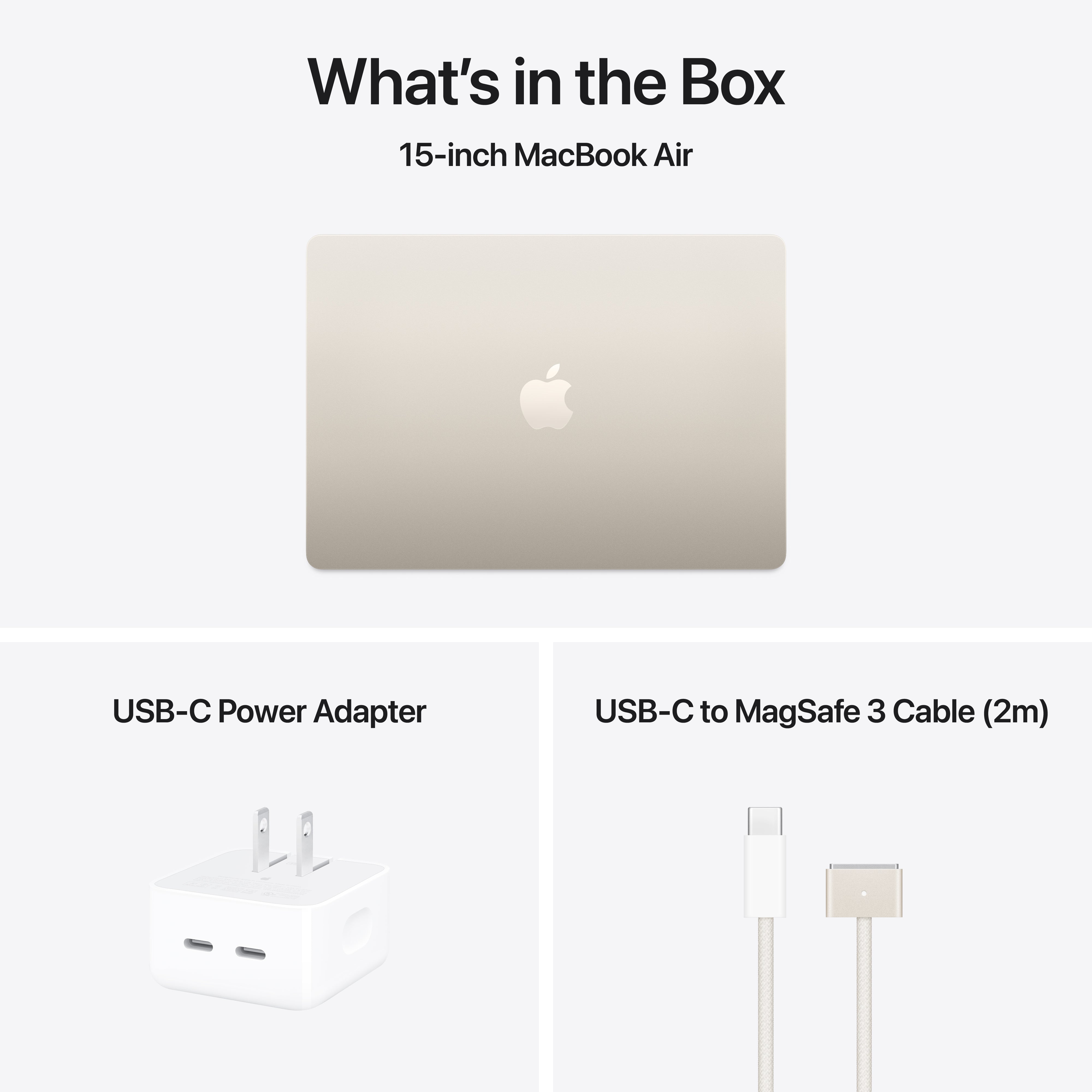15-inch MacBook Air: Apple M4 chip with 10-core CPU and 10-core GPU (2025)