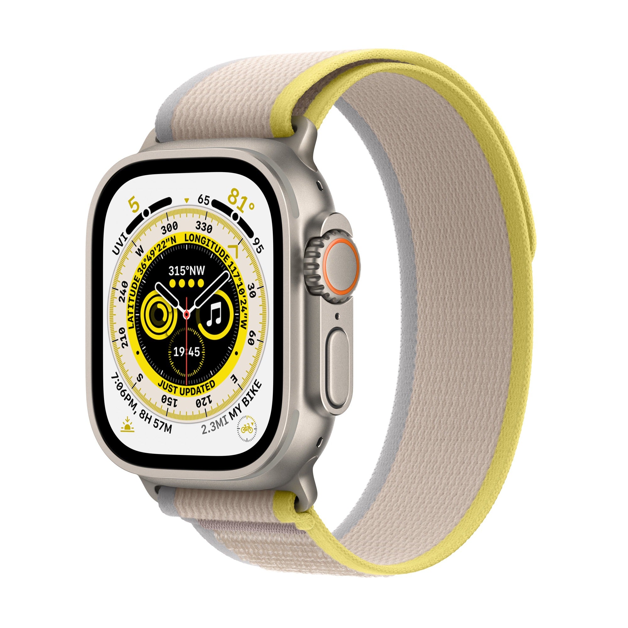 Apple Watch Ultra Trail Loop - Yellow/Beige