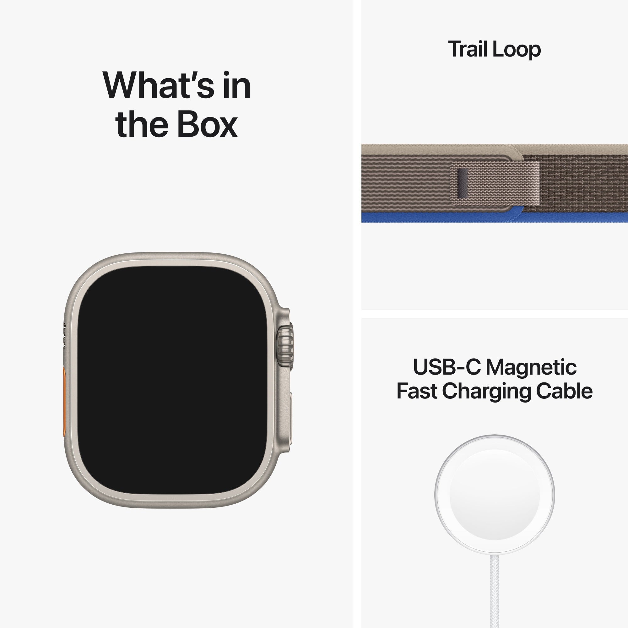 Apple Watch Ultra Trail Loop - Blue/Gray