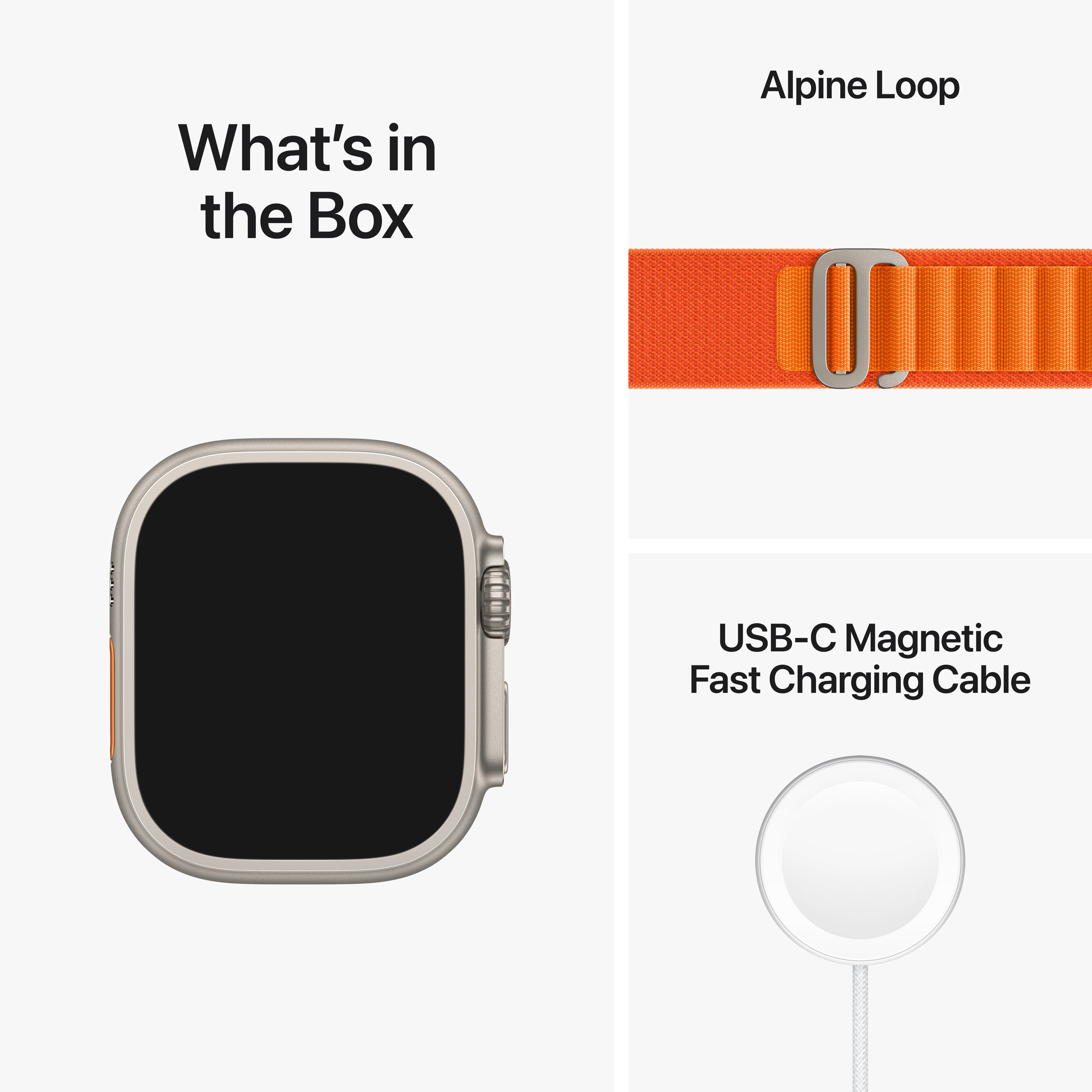 Apple Watch Ultra Alpine Loop - Orange