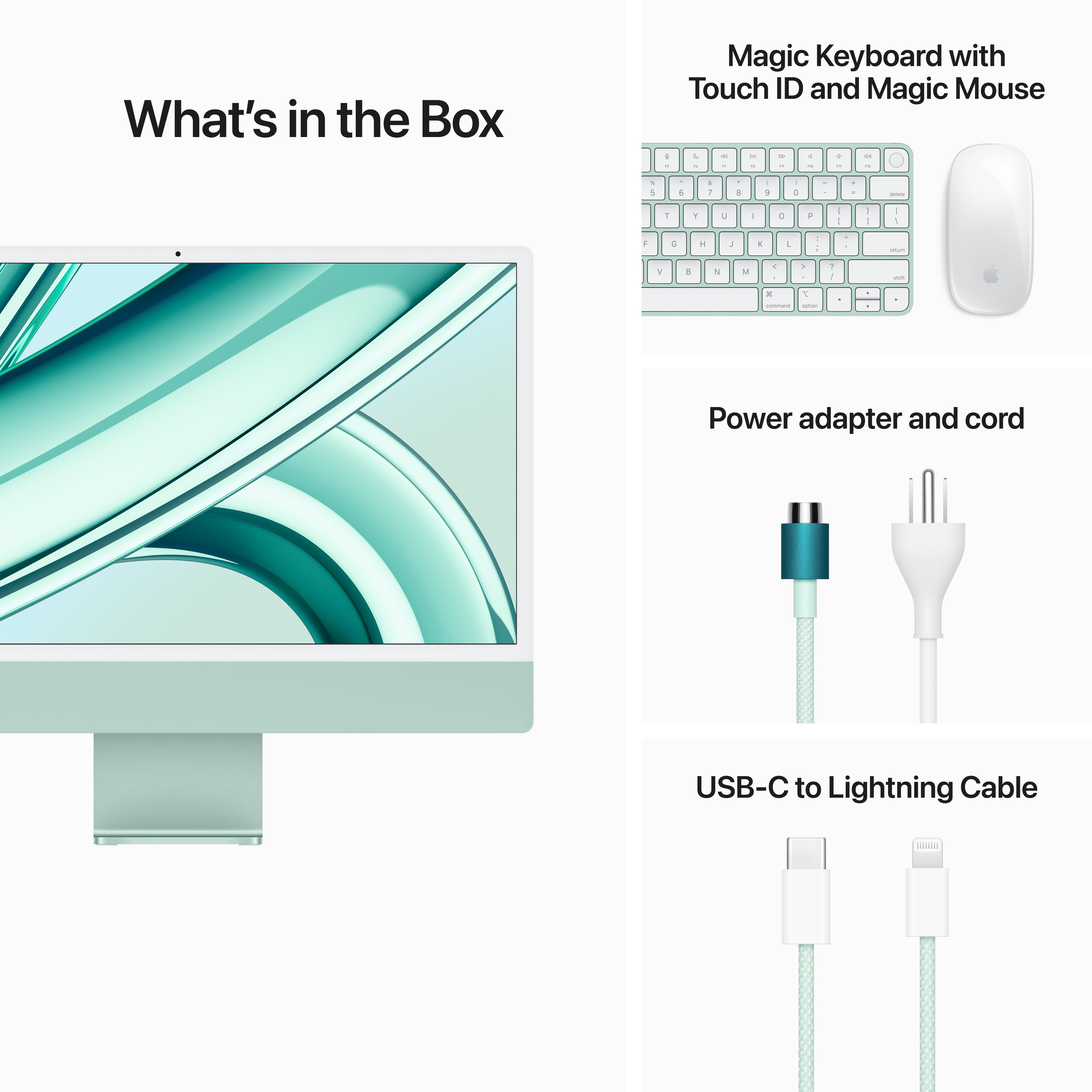 iMac 24" with Retina 4.5K display/Apple M3 chip with 8‐core CPU and 10‐core GPU