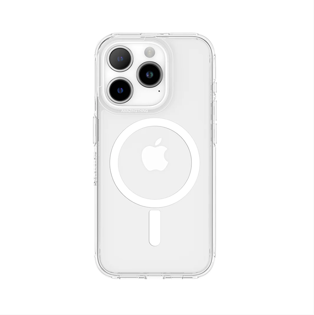AmazingThing Minimal Magsafe Drop Proof Case for iPhone 15 Series - Clear