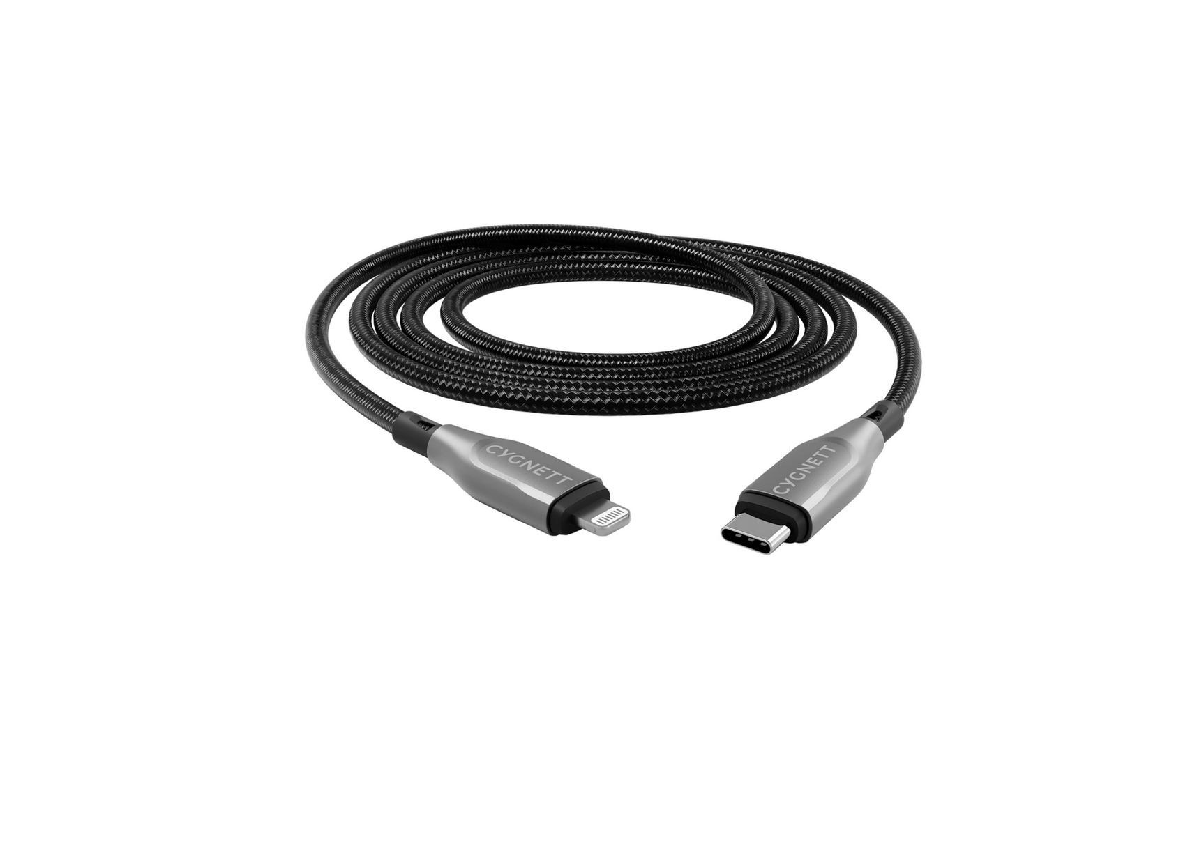 Cygnette Cable Armoured Lightning to USB-C 1m