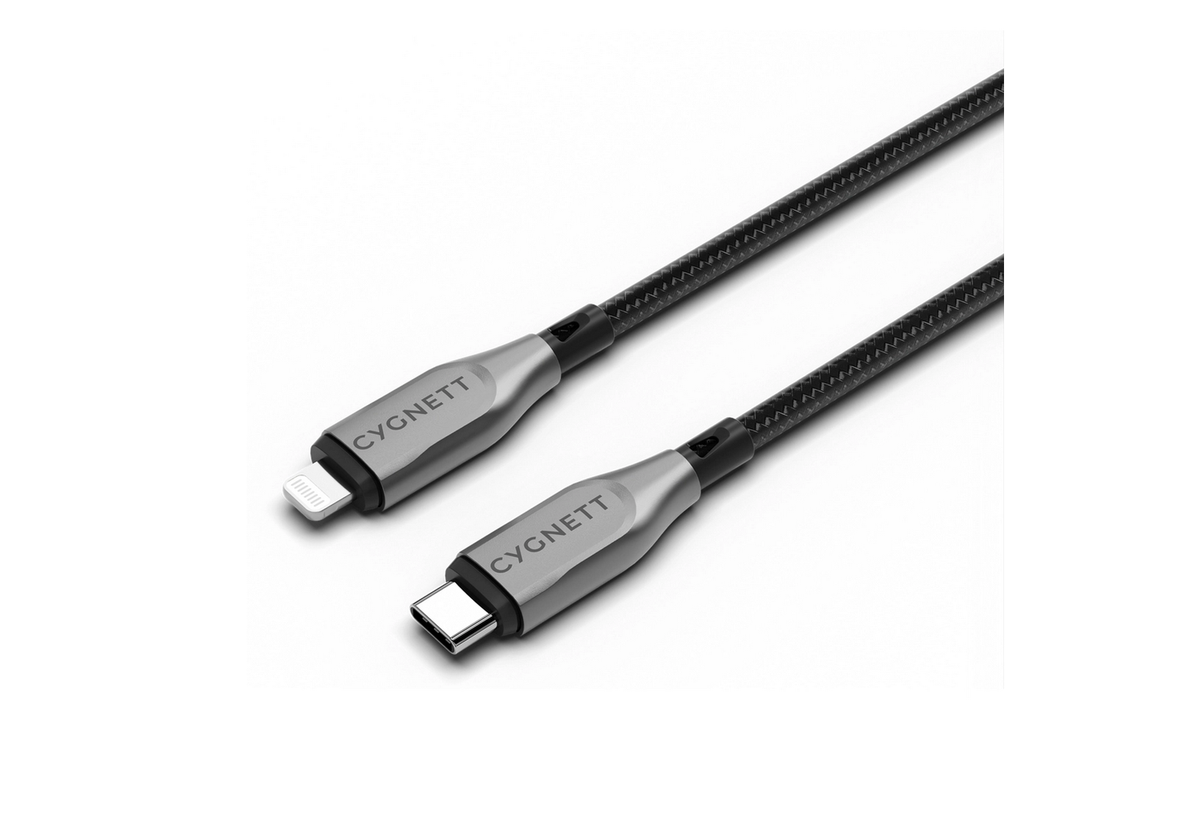 Cygnette Cable Armoured Lightning to USB-C 1m