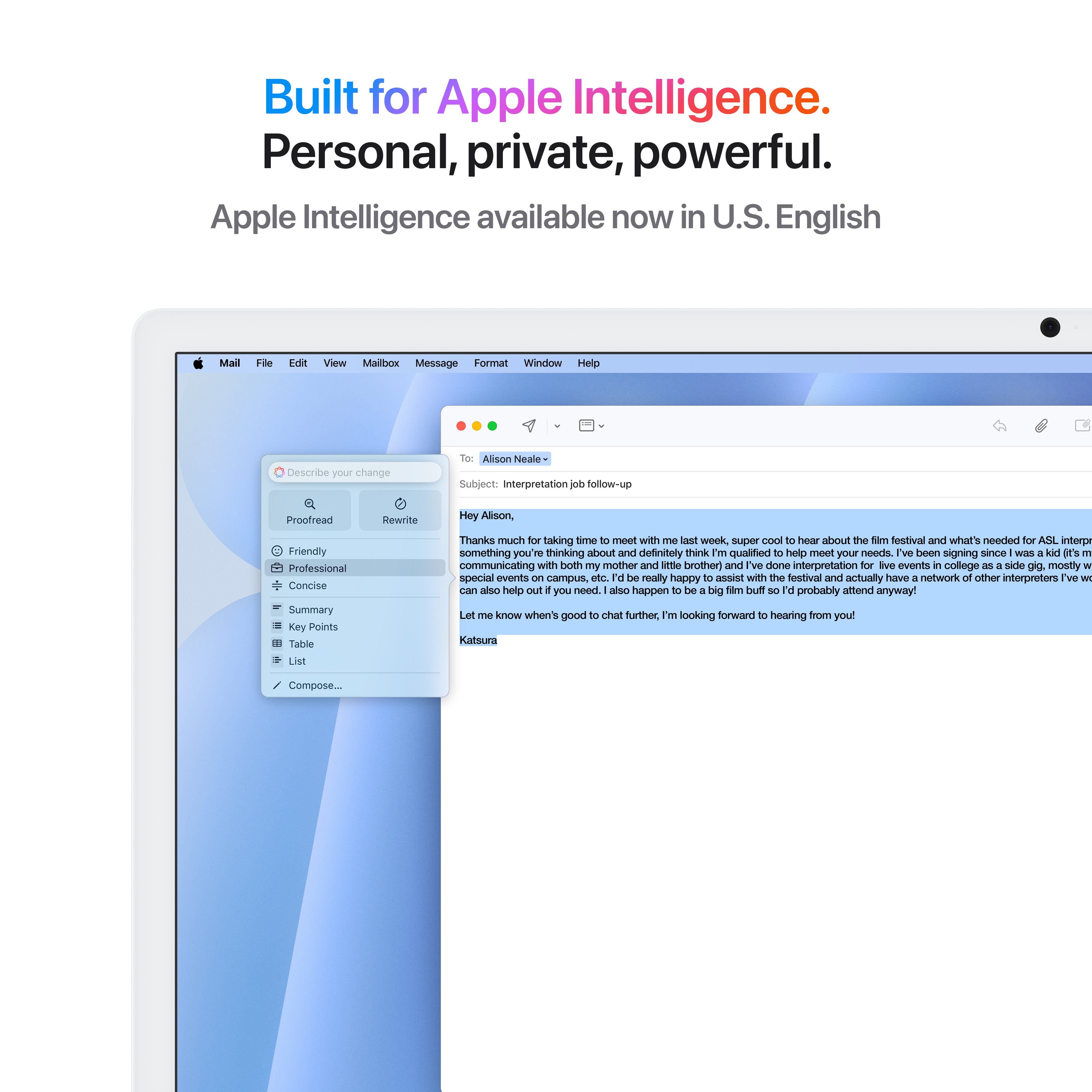 24-inch iMac with Retina 4.5K display: Apple M4 chip with 8‑core CPU and 8‑core GPU