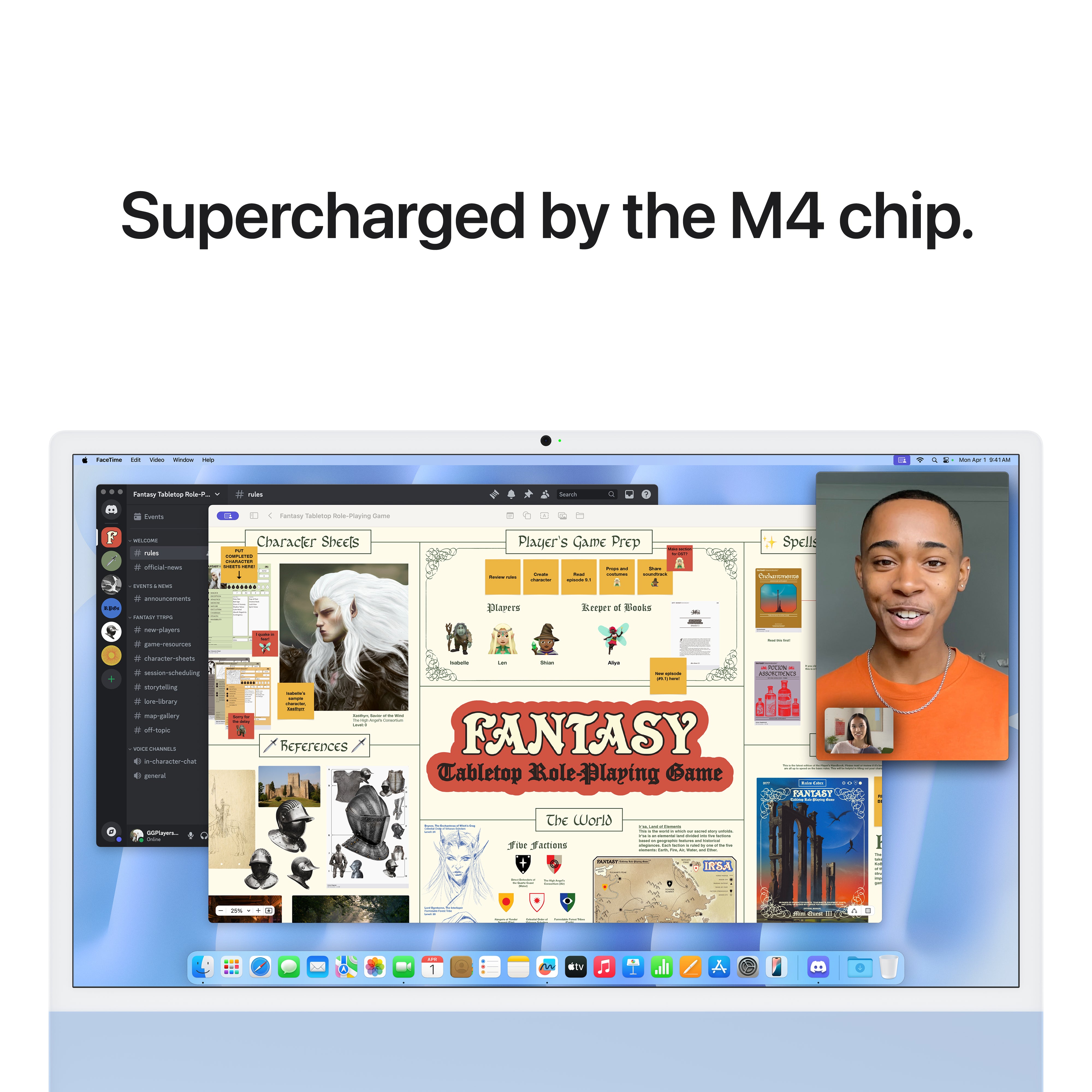 24-inch iMac with Retina 4.5K display: Apple M4 chip with 8‑core CPU and 8‑core GPU