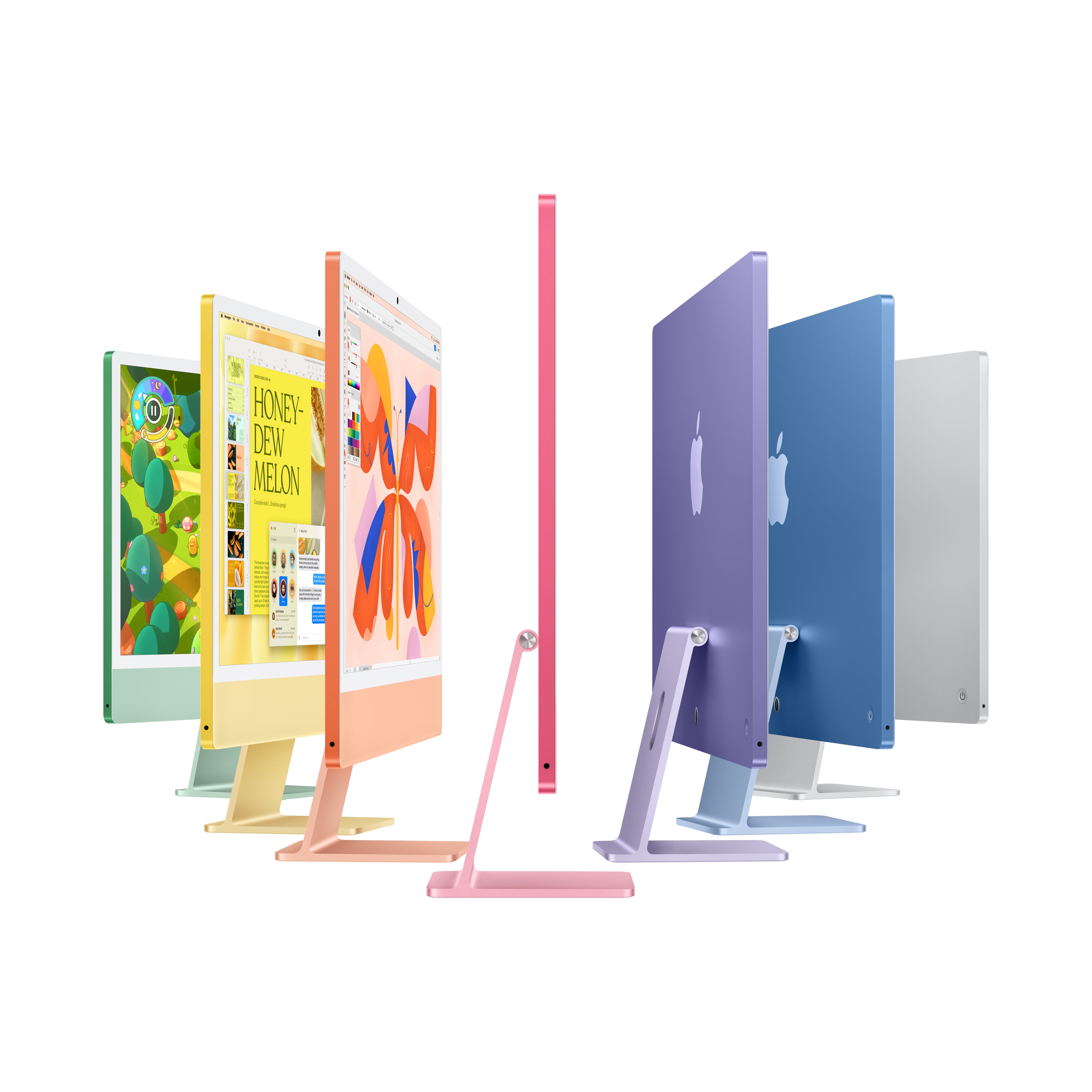 24-inch iMac with Retina 4.5K display: Apple M4 chip with 8‑core CPU and 8‑core GPU