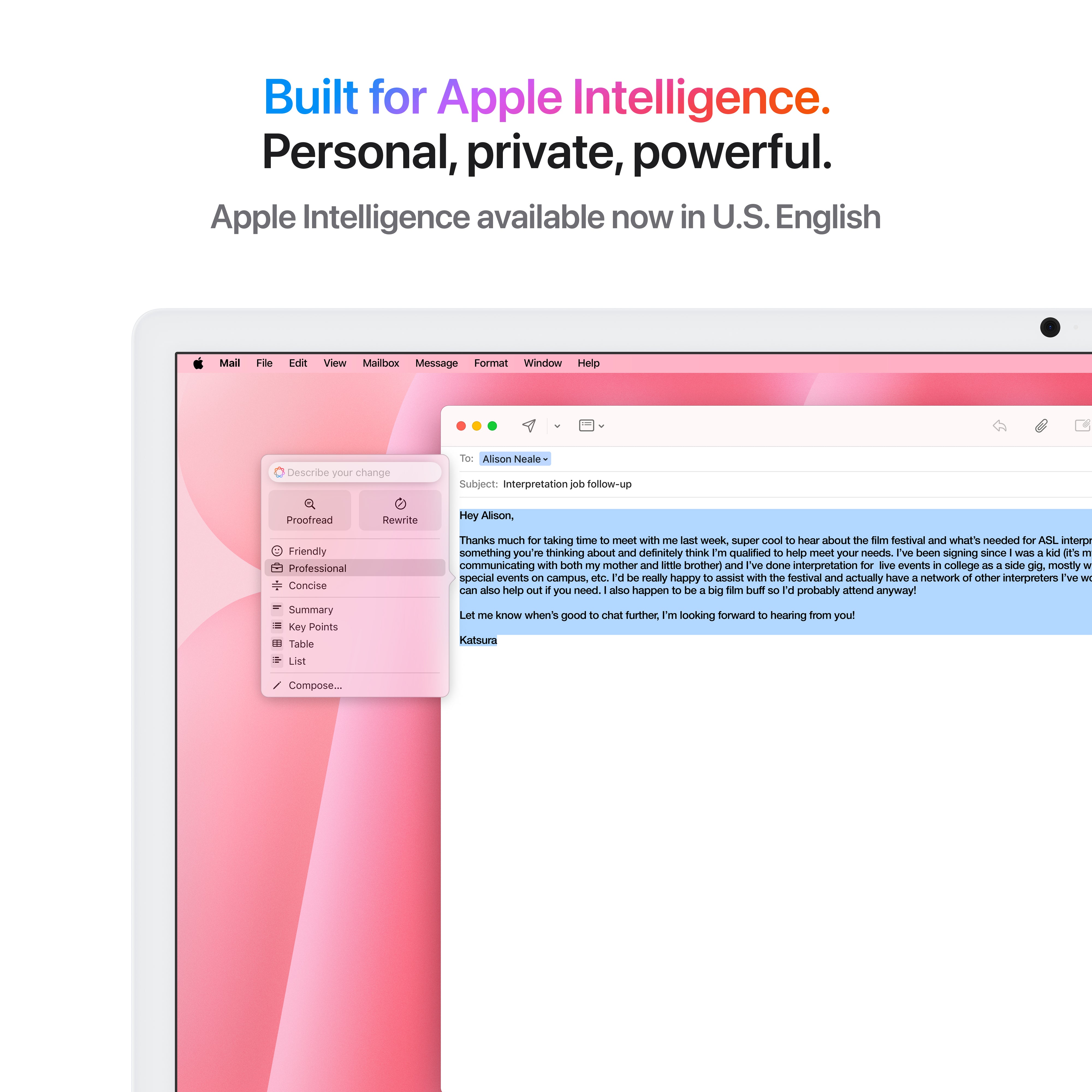 24-inch iMac with Retina 4.5K display: Apple M4 chip with 8‑core CPU and 8‑core GPU