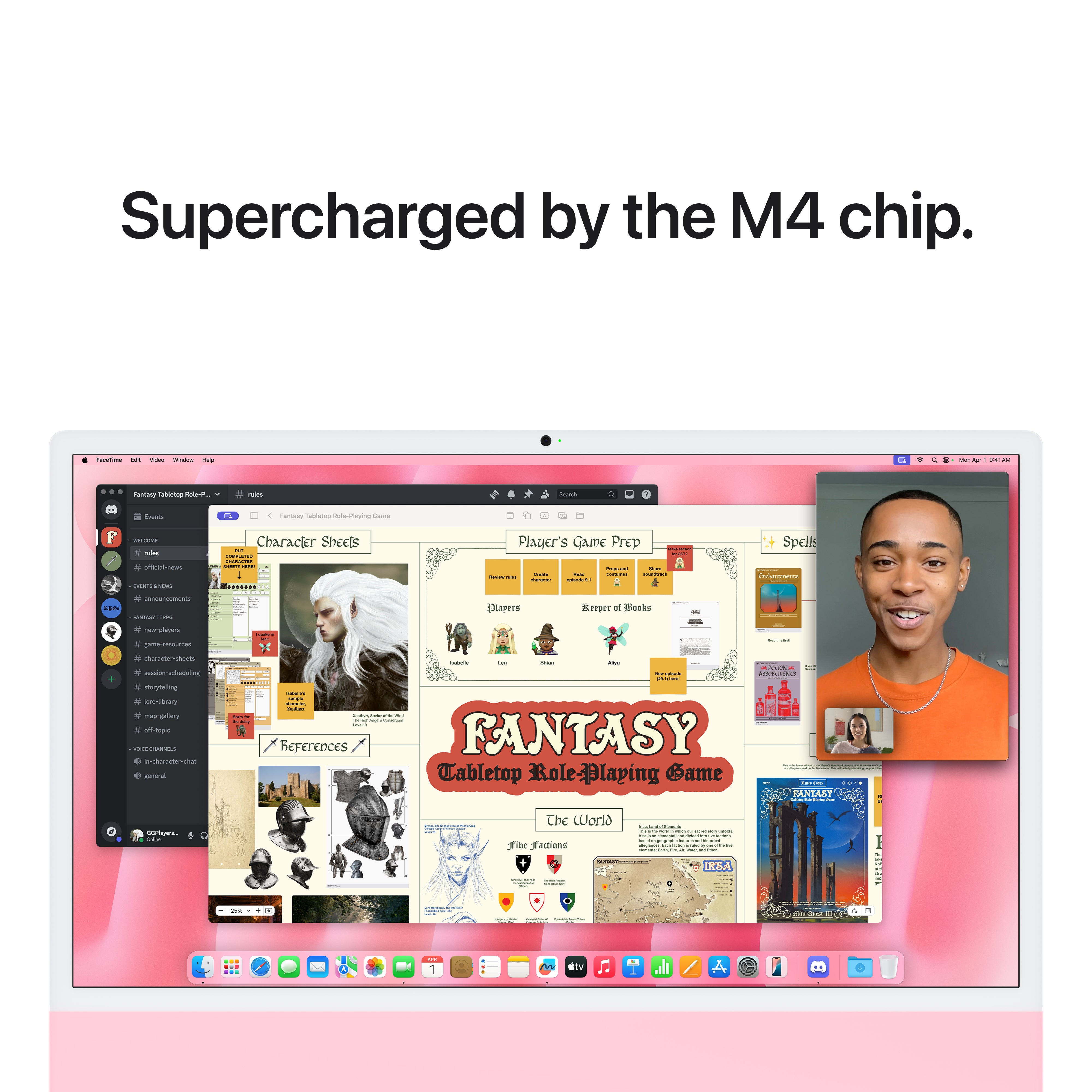 24-inch iMac with Retina 4.5K display: Apple M4 chip with 8‑core CPU and 8‑core GPU