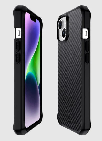ItSkins Ballistic_R MagSafe Carbon for iPhone 14 Series Black