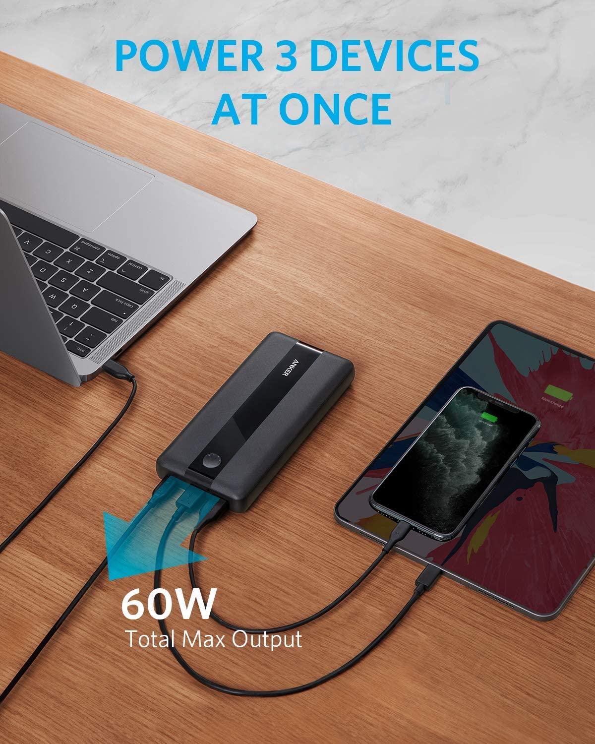 Anker PowerCore III Elite 19200mAh Power Bank 60W Black