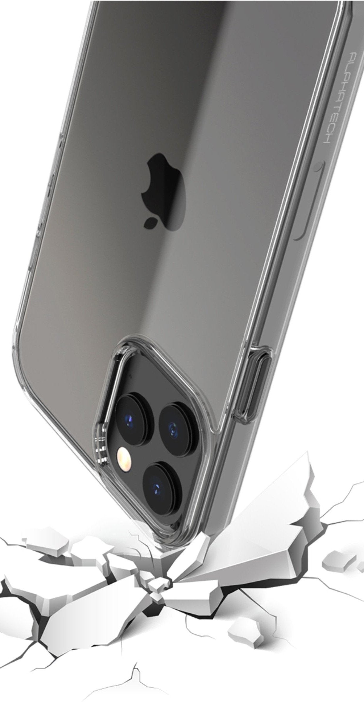 Alphatech ShockProof iPhone 12 Case - Clear