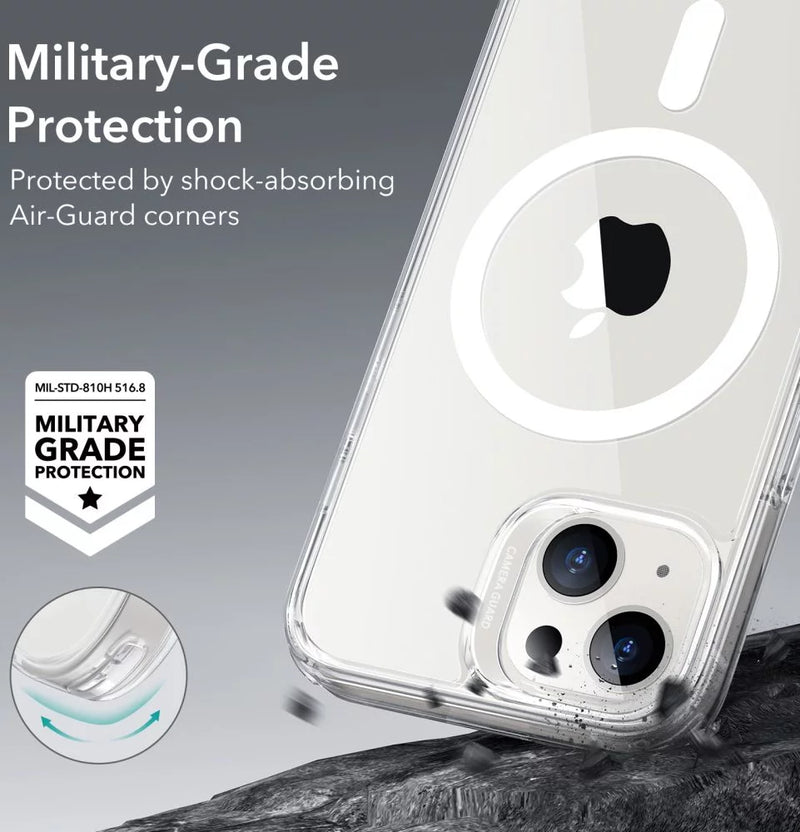 ESR Classic Hybrid MagSafe Case for iPhone 14 Series Clear