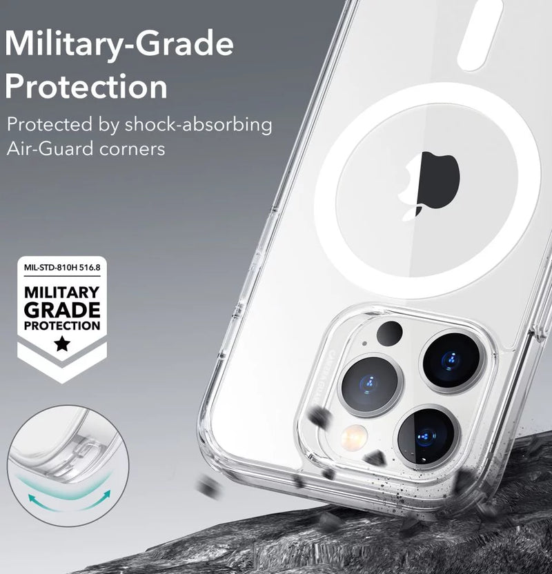 ESR Classic Hybrid MagSafe Case for iPhone 14 Series Clear