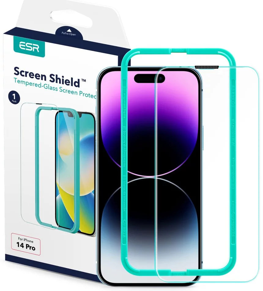 ESR TemperedGlass Shield Screen Protector 1pc Pack for iPhone 14 Series