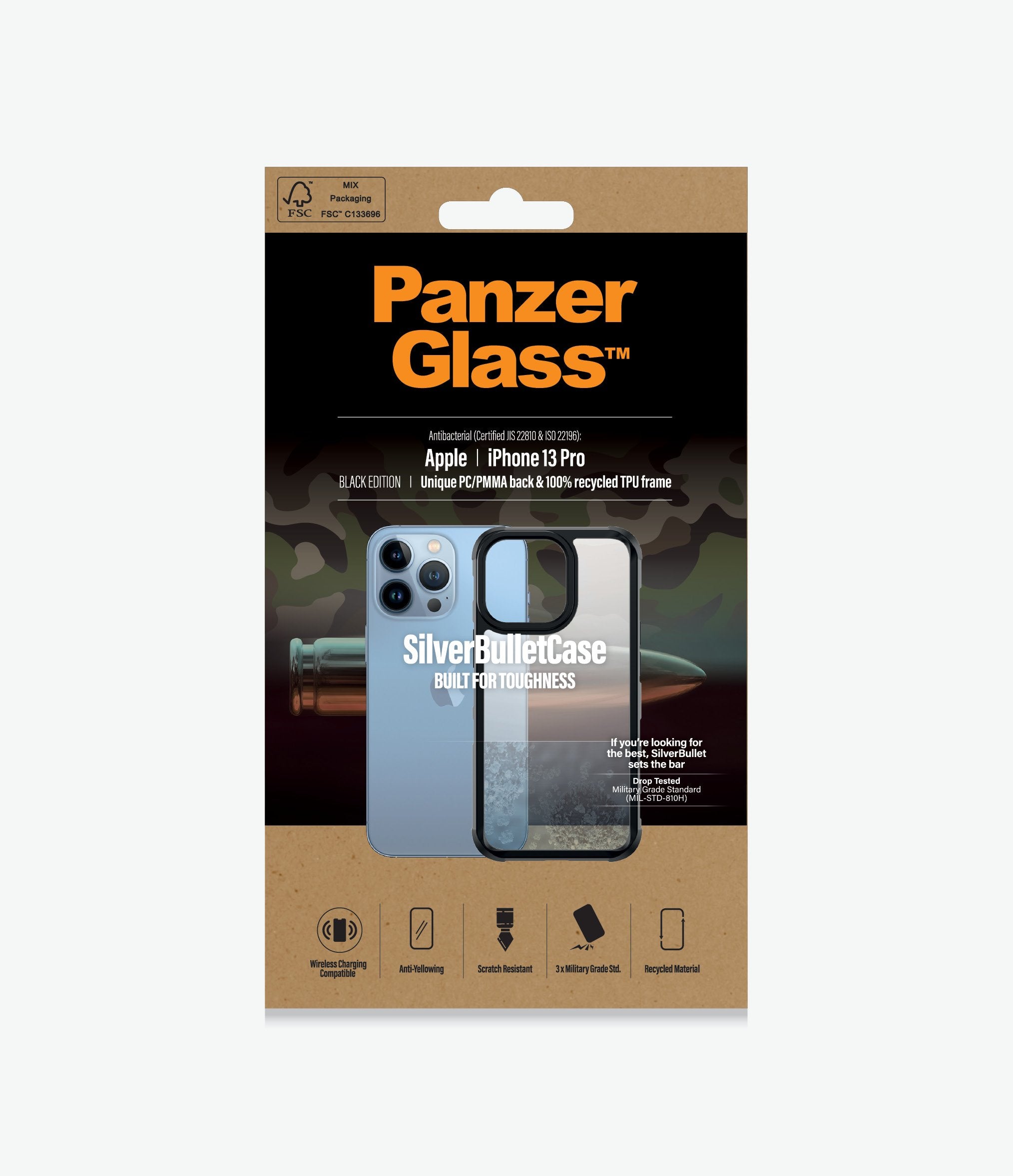 PanzerGlass Silver Bullet Case for iPhone 13 Series