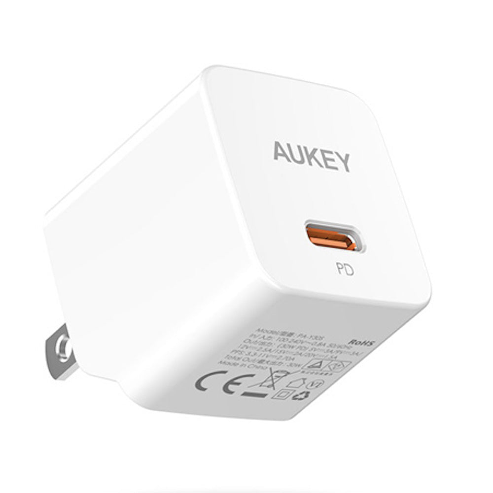 Aukey Wall USB Charger USB-C White