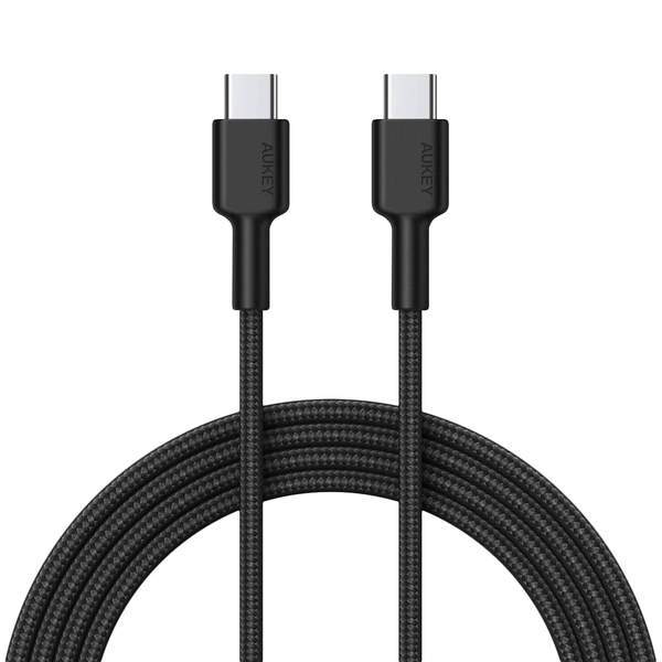 Aukey Impulse USBC to USBC Braided Cable Black