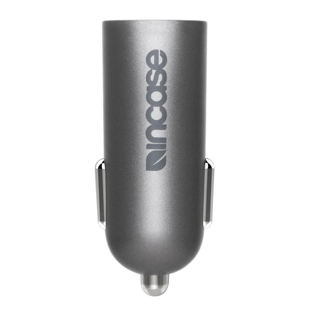 Incase High Speed Mini Car Charger with Lightning to USB cable Charcoal