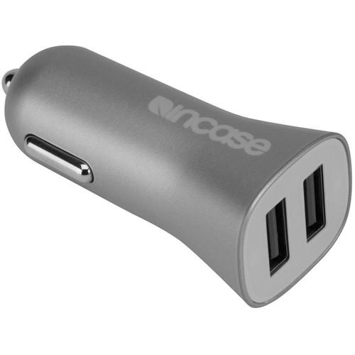 Incase High Speed Dual Car Charger with Lightning To Usb Cable
