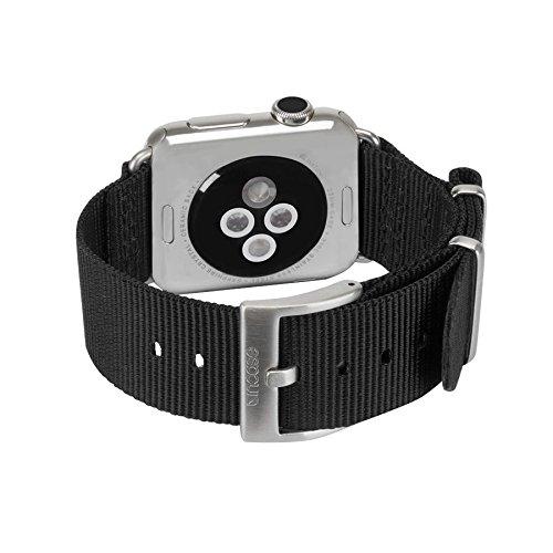 Incase Nylon Nato Watch Band Bracelet for Apple Watch 38mm - Black