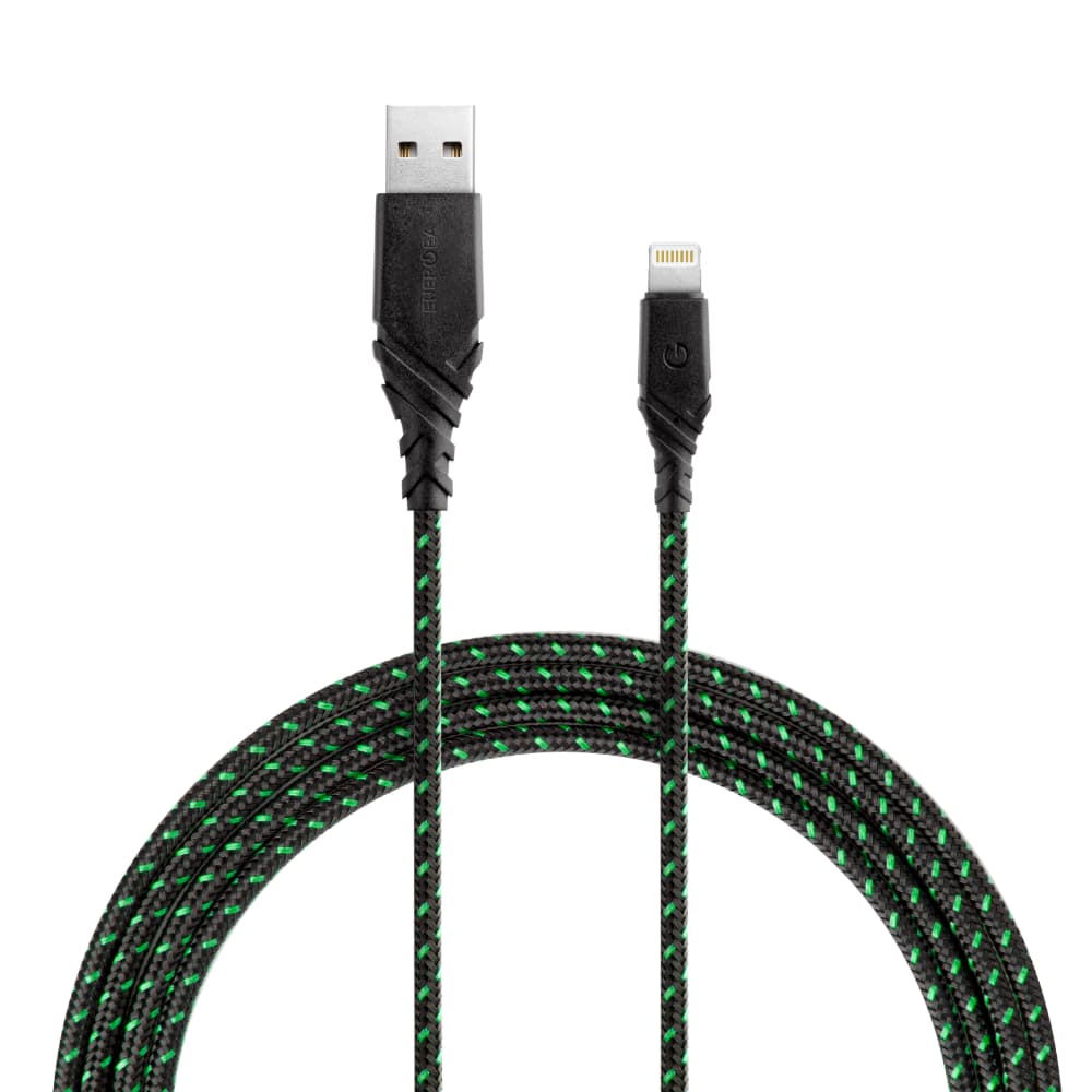 Energea Duraglitz 2.4A Charge & Sync Lightning Cable