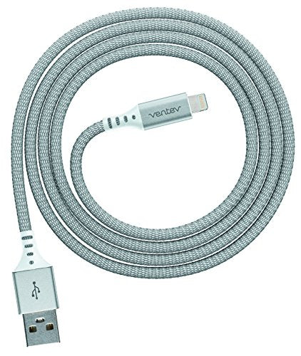 Ventev Charge sync alloy Apple Lightning Cable - Silver