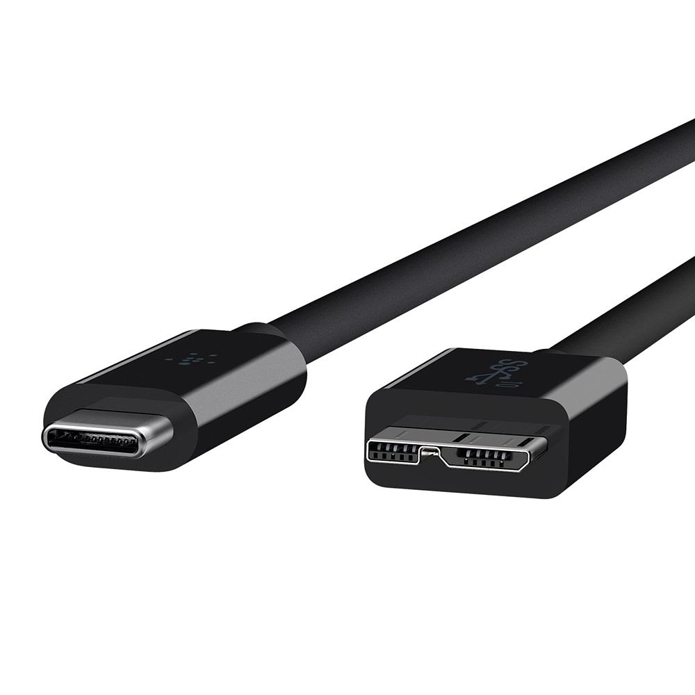 Belkin USB-C to MicroB 3.1 10Gbps Black