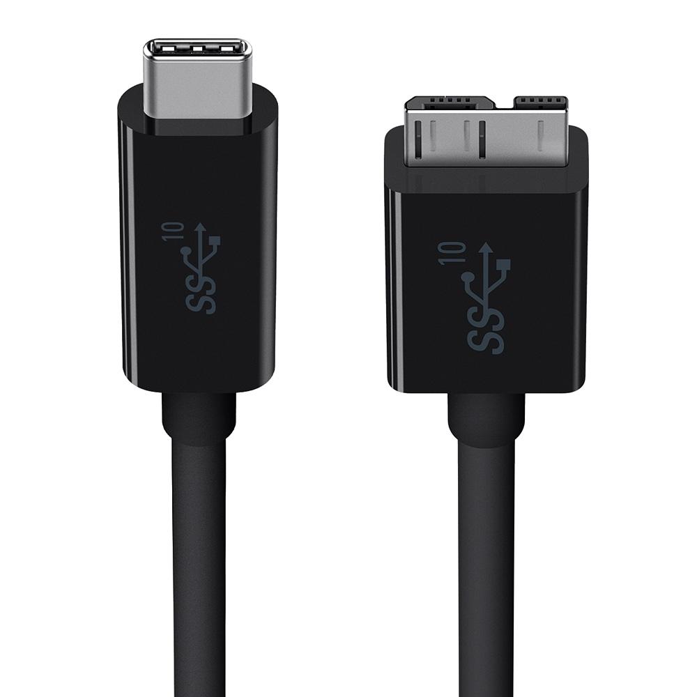 Belkin USB-C to MicroB 3.1 10Gbps Black