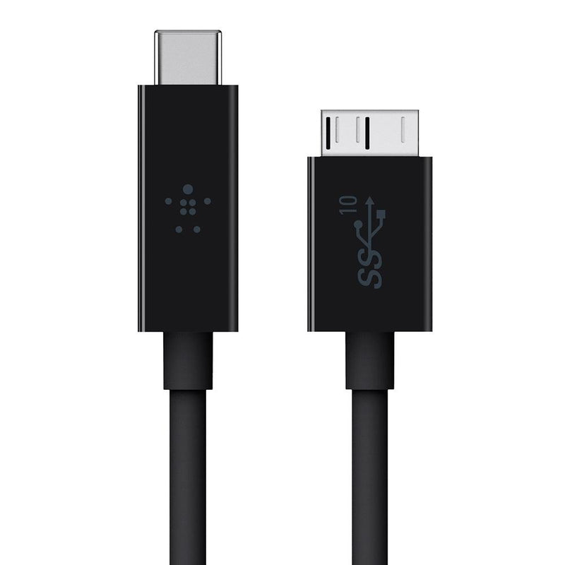 Belkin USB-C to MicroB 3.1 10Gbps Black