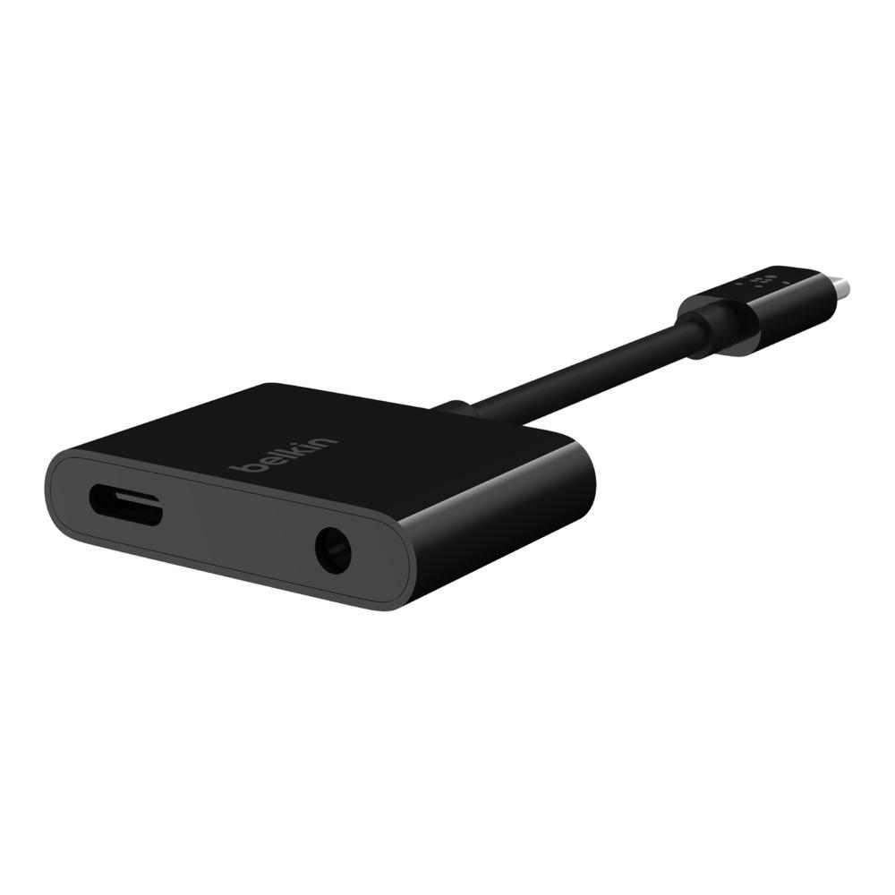 Belkin Adapter 3.5MM Audio + USBC - Black