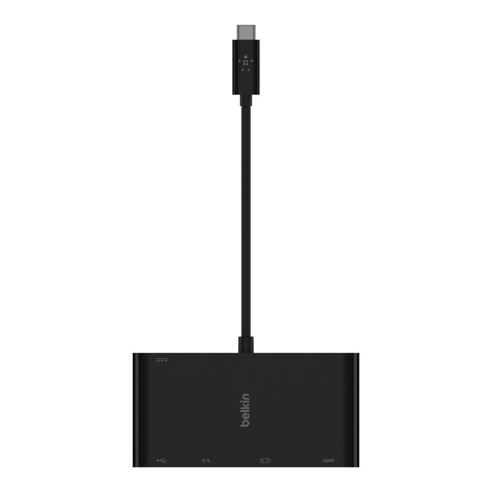 Belkin Adapter USBC to GBE/HDMI/VGA/USBA 100W PD - Black