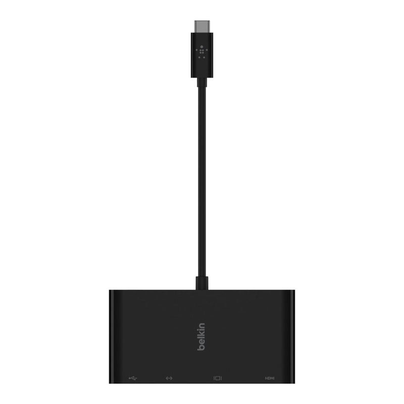 Belkin USBC to GBE/ HDMI/ VGA/ USBA Adapter - Black