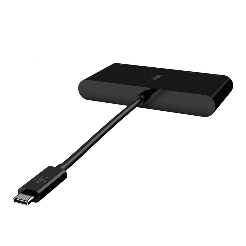 Belkin USBC to GBE/ HDMI/ VGA/ USBA Adapter - Black