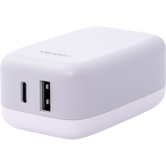 Ventev 27W Dual USB-C and USB-A Wall Charger