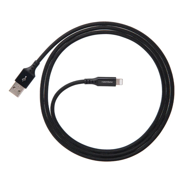 Ventev Lightning Cable Chargesync Alloy Black