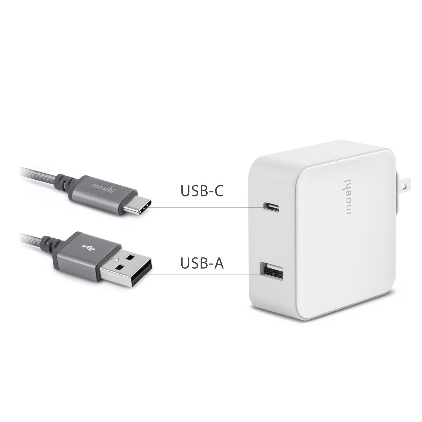 USB-C to Dual USB-A Adapter – us.moshi (US)