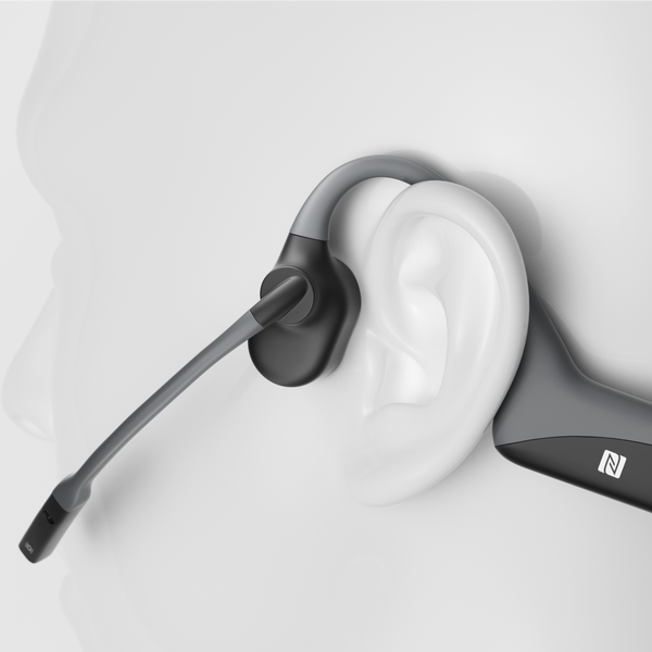 AfterShokz OpenComm Bone Conduction Stereo Bluetooth Headset