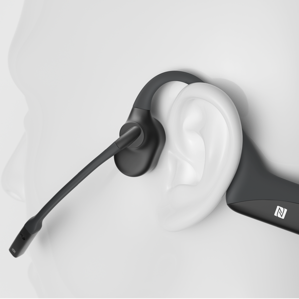 AfterShokz OpenComm Bone Conduction Stereo Bluetooth Headset